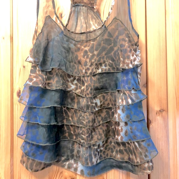 Costa Blanca Chiffon Sleeveless Top - Picture 2 of 4